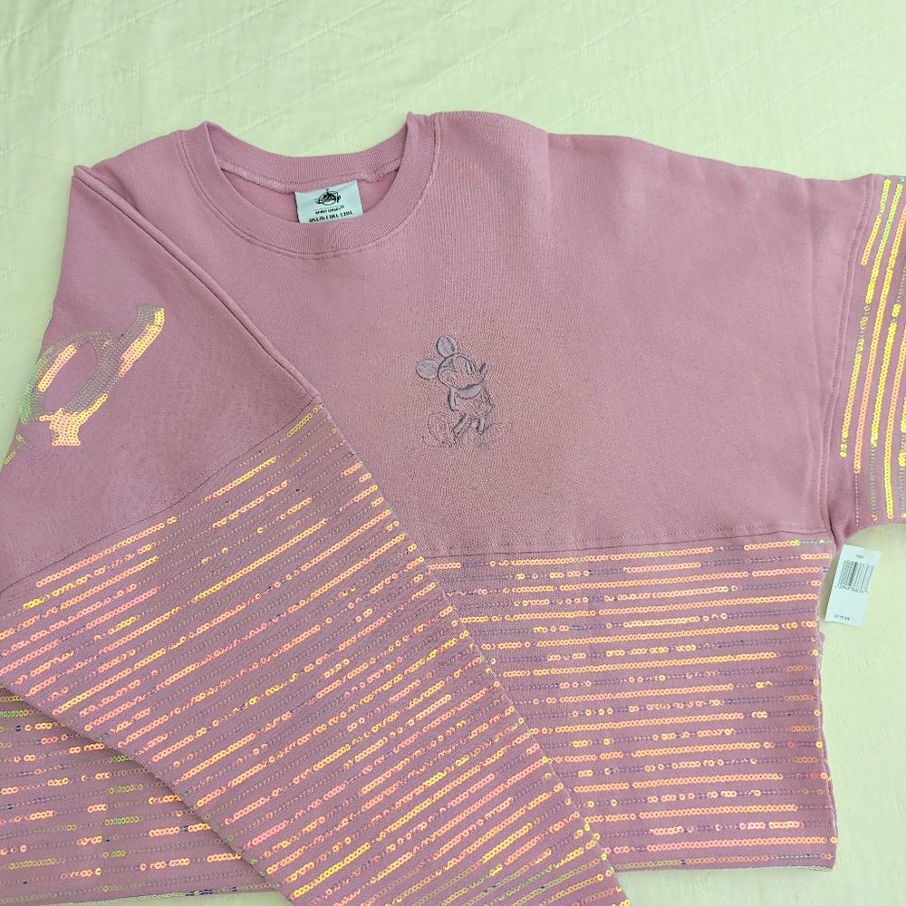 Disneyland Resort sequined spirit jersey sweater
